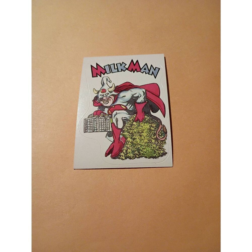1983 General Mills Zero Heroes Trading Card Sticker Card Vintage #8